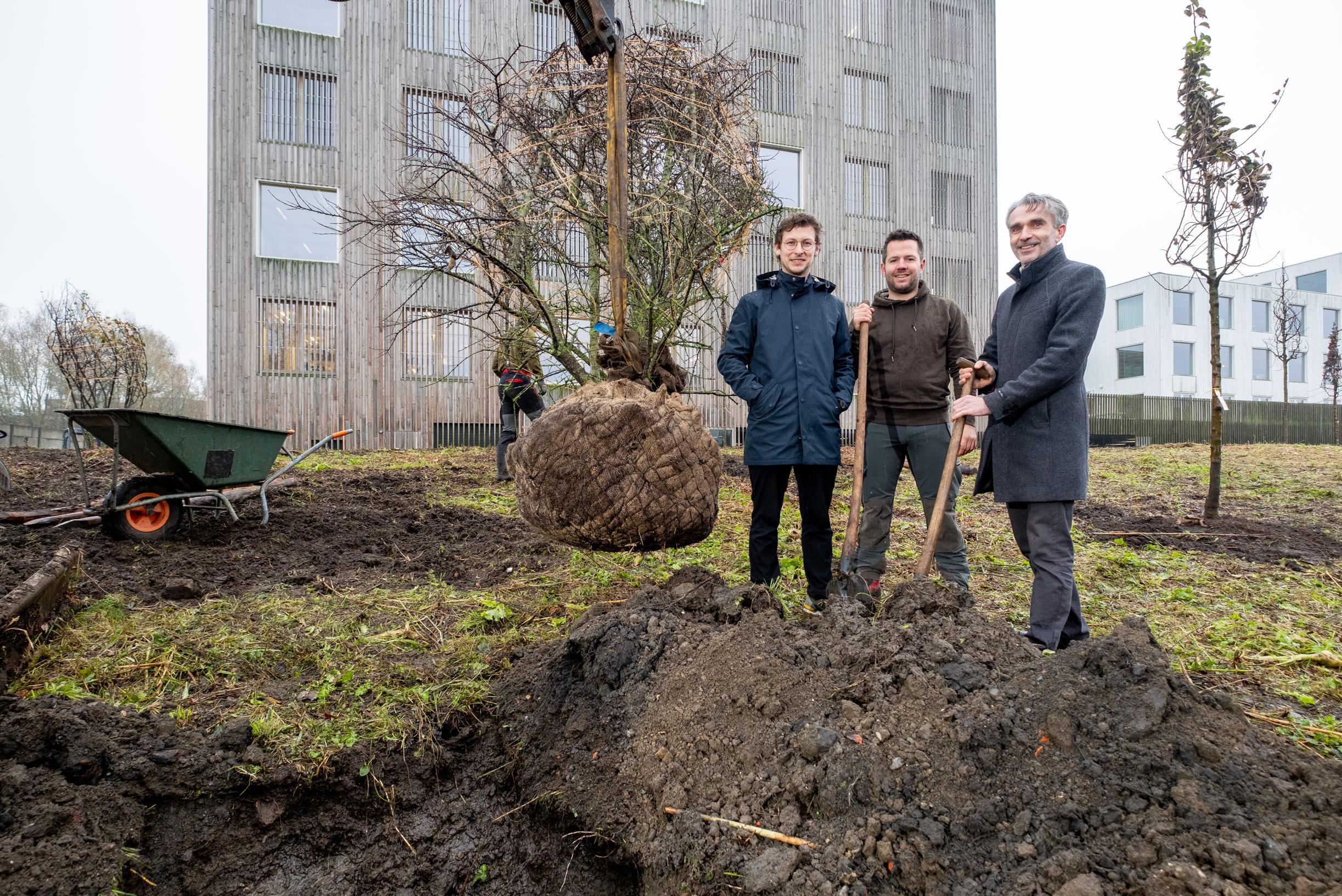 Bedrijven planten voedselbos aan kantoren en stellen het open voor