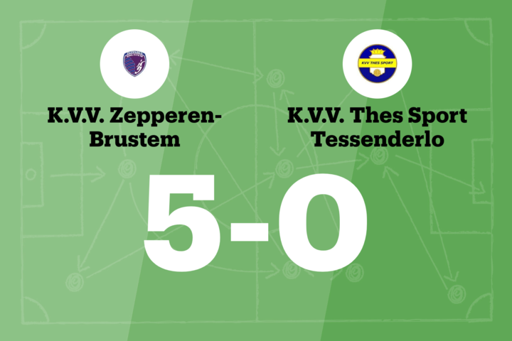 Wedstrijd tussen Zepperen-Brustem en Thes Sport Tessenderlo eindigt in forfaitscore