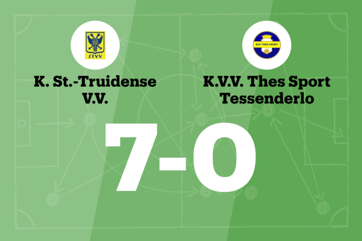 K.St.-Truidense VV C laat Thes Sport Tessenderlo kansloos in thuiswedstrijd