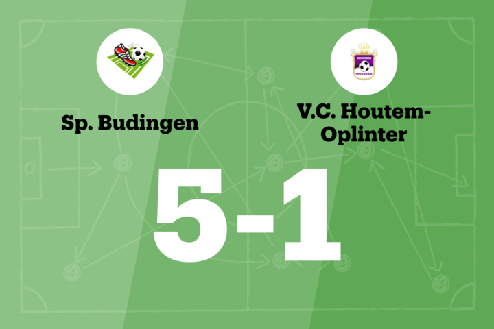 Vier opeenvolgende overwinningen voor SP Budingen na 5-1 tegen VC Houtem-Oplinter B