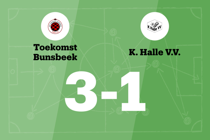 Toekomst Bunsbeek verslaat K Halle VV en blijft winnen