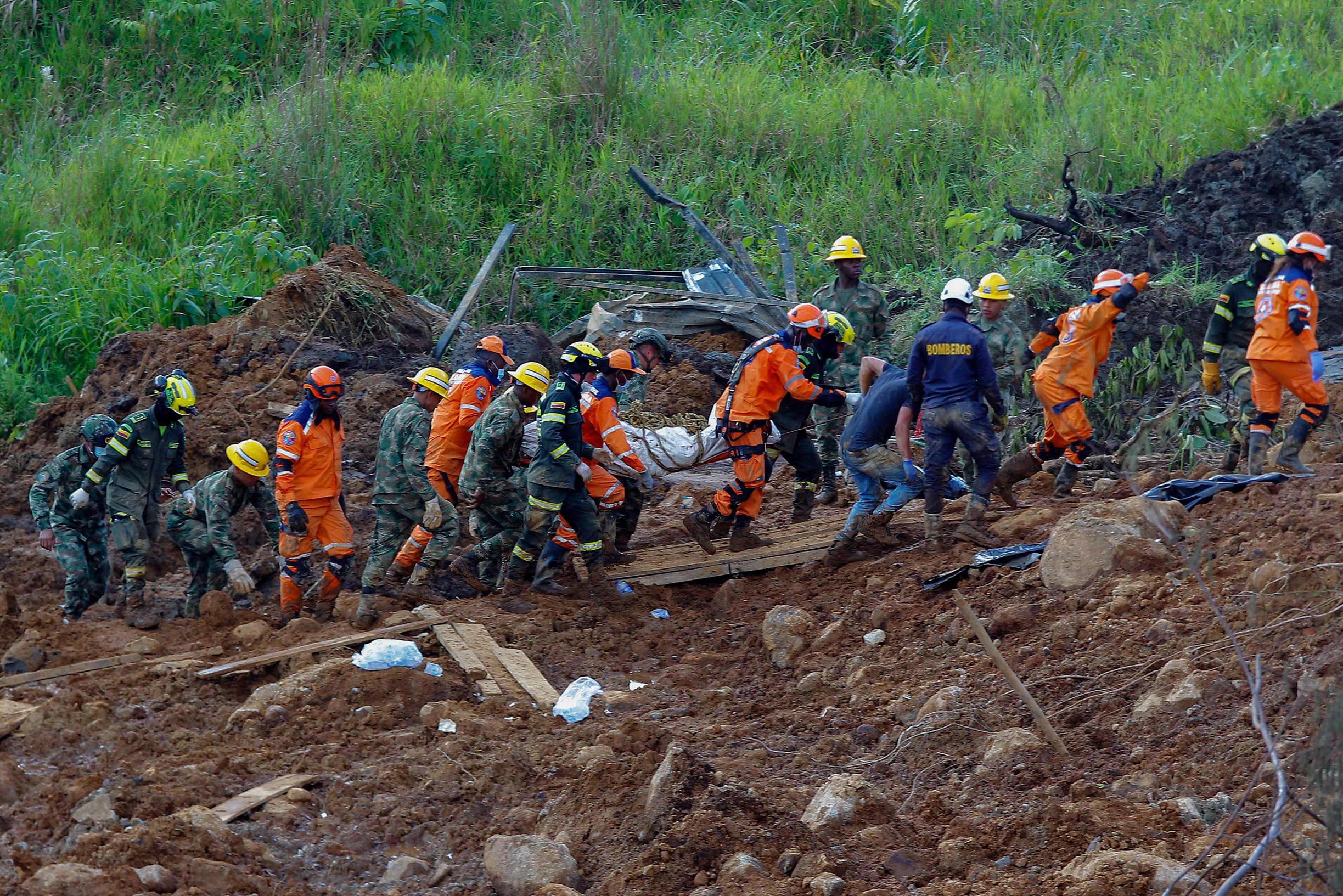 36 people confirmed dead in Colombia after landslides