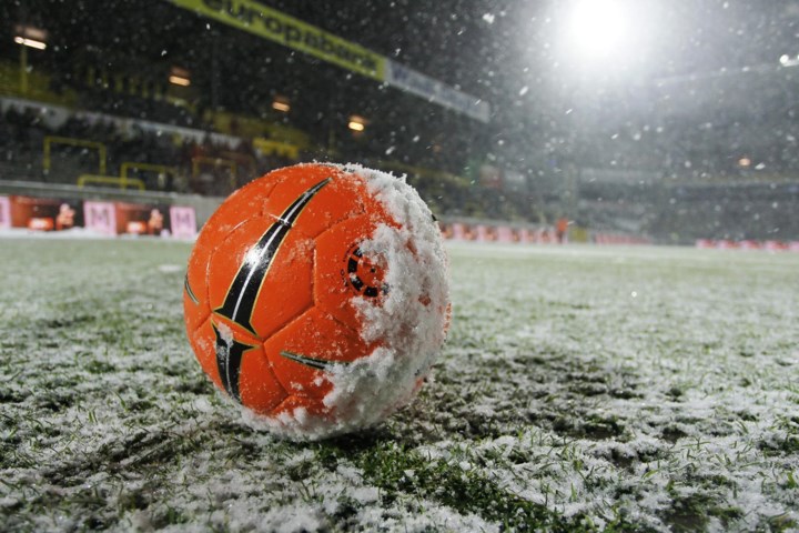 Dit weekend geen amateurvoetbal in Vlaanderen wegens winterweer