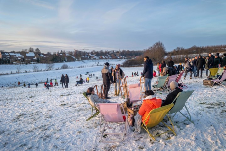 Bloesembar zorgt voor sneeuwpret