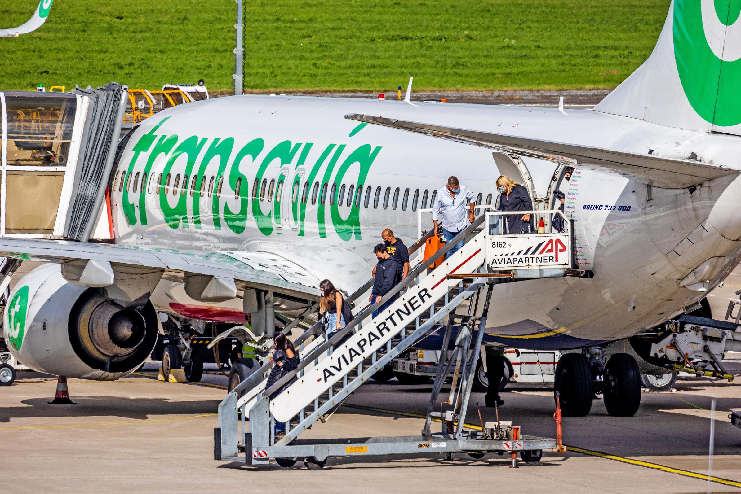 Transavia passengers are also required to pay for a carry-on suitcase as hand luggage