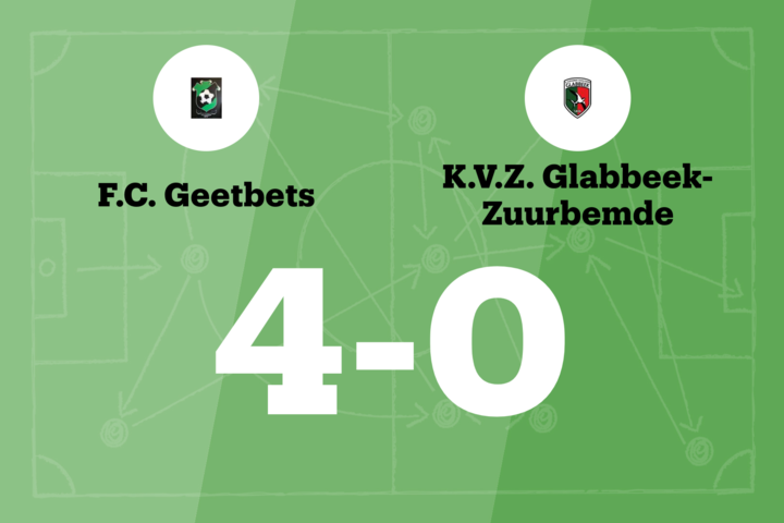 FC Geetbets wint ook van KVZ Glabbeek Zuurbemde