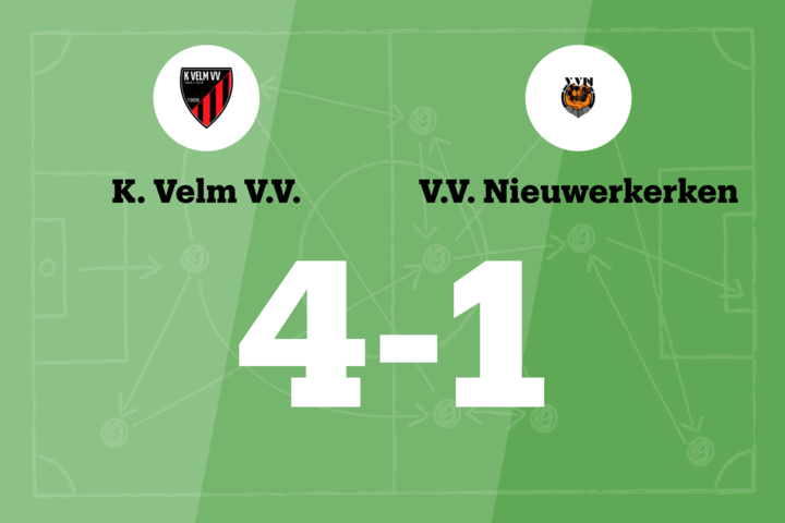 Velm VV wint voor de zesde keer op rij