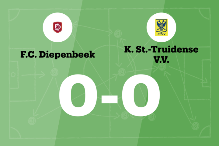 FC Diepenbeek B beëindigt reeks nederlagen met gelijkspel tegen K.St.-Truidense VV C