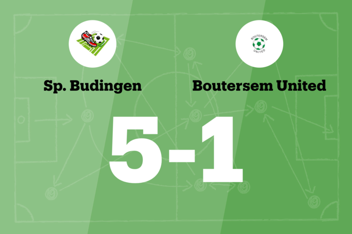 Marteaux maakt er drie voor SP Budingen in wedstrijd tegen Boutersem United B