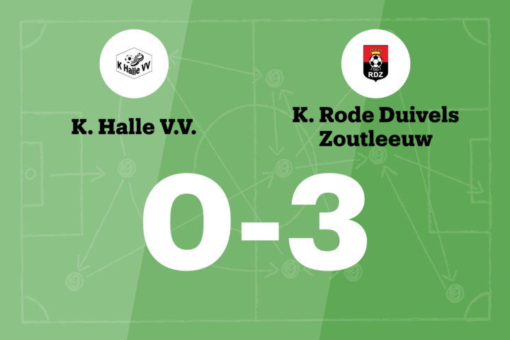 RD Zoutleeuw B maakt tegen K Halle VV einde aan reeks zonder zege