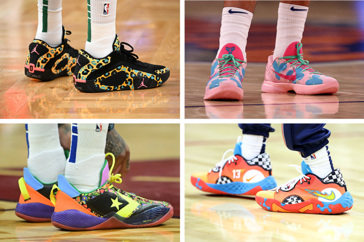 IN BEELD. De vetste sneakers van de NBA: basketters leven op excentrieke voet