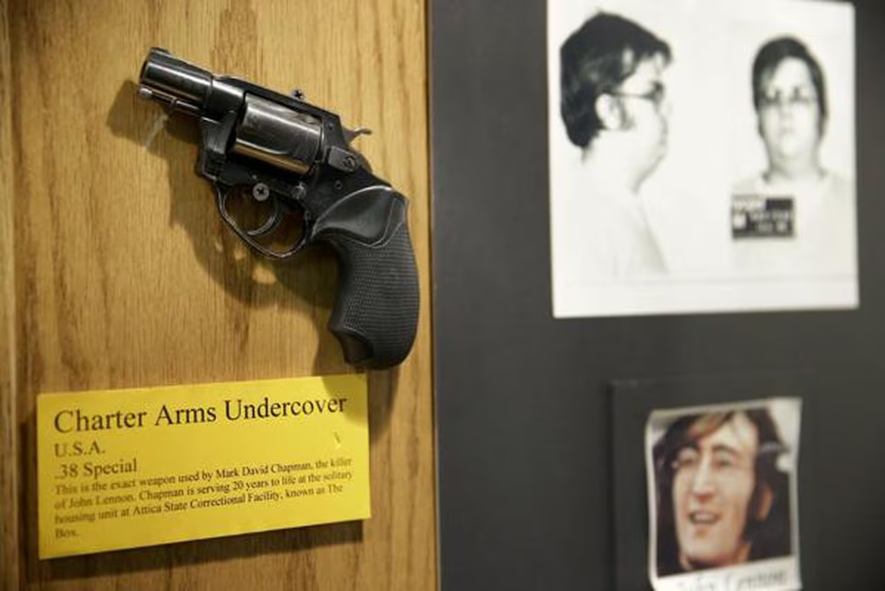 John Lennon Murdered by Bullet from Revolver
