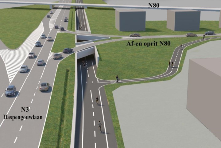 Maandag start lang aangekondigde bouw van fietstunnel tussen Stayen en Brustem