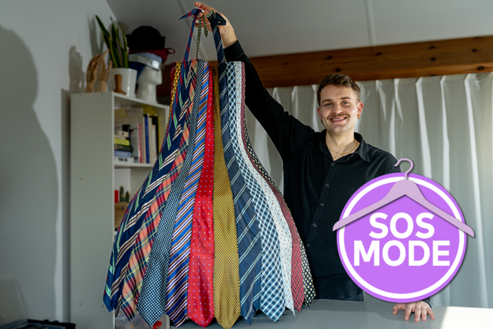 Deze ontwerpers doen aan upcycling: “Zes oude jeansbroeken werden nieuwe outfit”