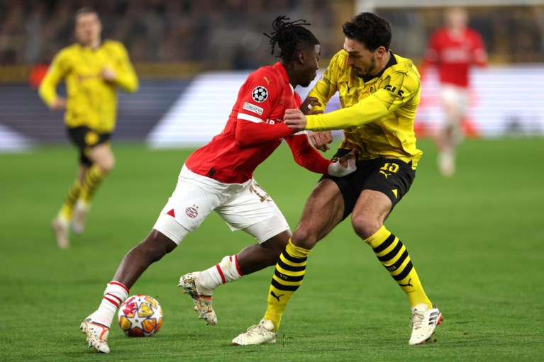 The Champions League is over for Johan Bakayoko: PSV forgets to finish against Dortmund and is eliminated