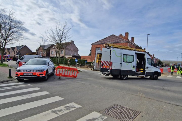 Gorsemweg in Sint-Truiden afgesloten door gaslek