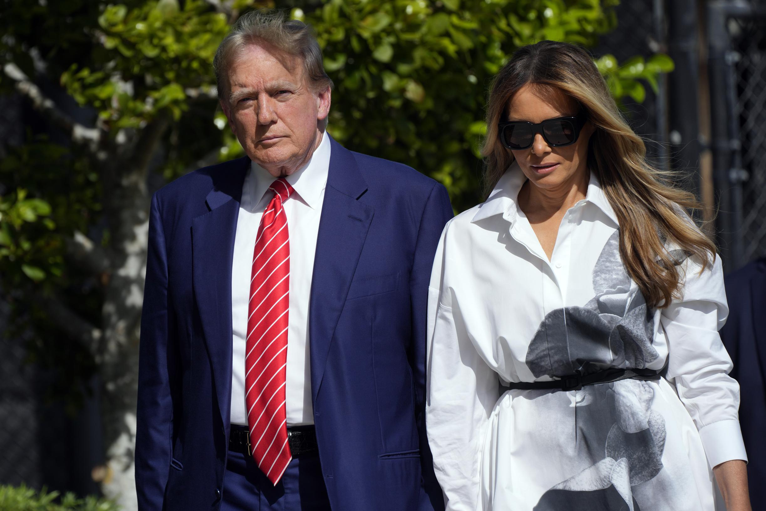 Melania Trump reemerges after weeks out of the spotlight