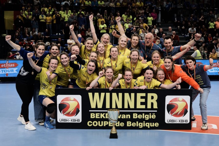 Beker van België opnieuw voor handbalclub Sint-Truiden maar veel overschot was er niet