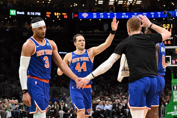 NBA. Knicks blijven na zege in Boston in running voor tweede plaats in Eastern Conference, maar hebben lot niet meer in eigen handen