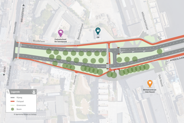 Verapaz Bridge Project in Ghent Enters Important New Phase with Works on Muidelaan Starting Soon