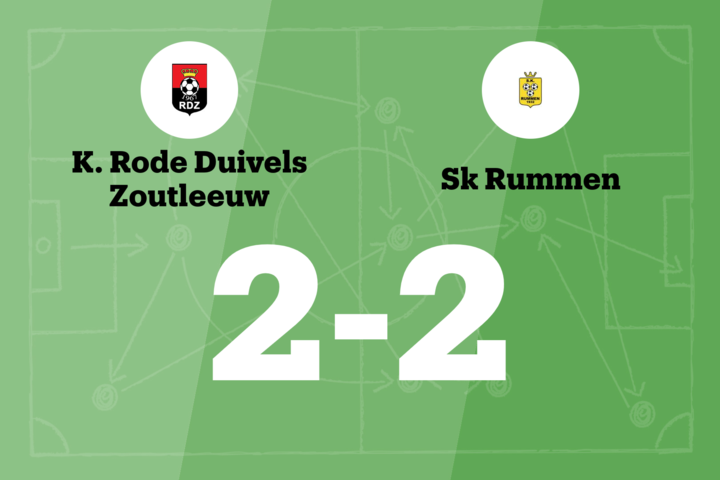 RD Zoutleeuw B sleept gelijkspel uit de brand in de thuiswedstrijd tegen SK Rummen
