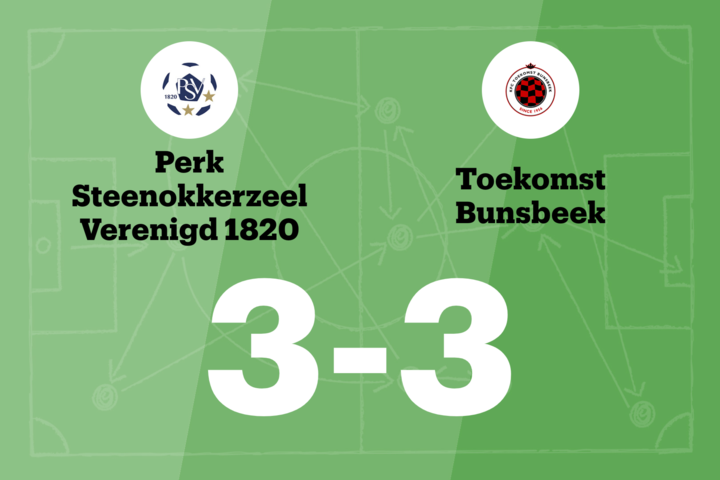 PSV 1820 B speelt thuis gelijk tegen Toekomst Bunsbeek