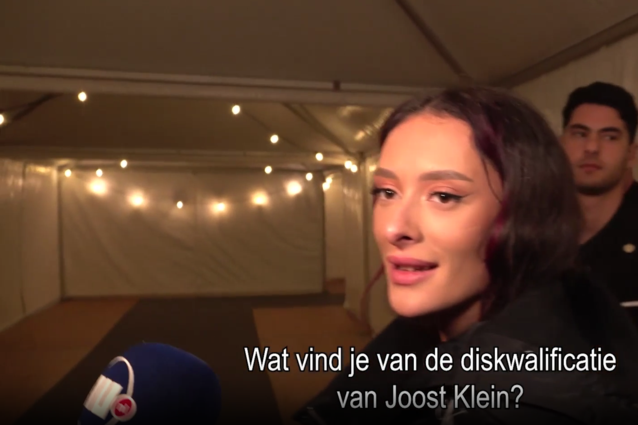 Israëlische Songfestival-zangeres loopt weg na vraag over Joost Klein: “We moeten door, sorry” - Het Nieuwsblad
