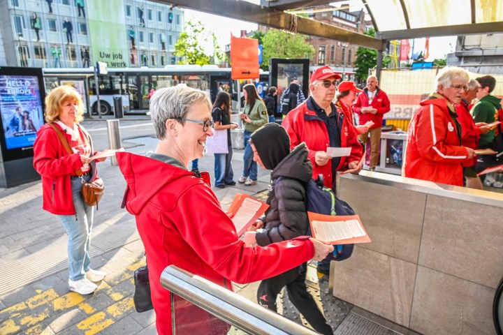 ABVV voert actie in Hasselt tegen duurdere treintickets: “Treft vooral jongeren en senioren”