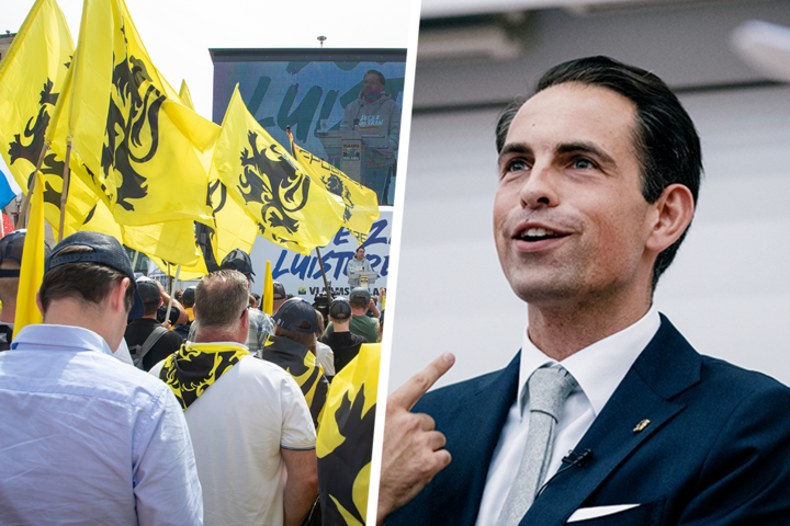 Vlaams Belang sluit verkiezingscampagne af met “Trumpiaanse” rally: “Het is een Amerikaanse manier van campagne voeren”