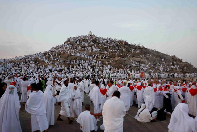 Two million people climb up hill for hajj