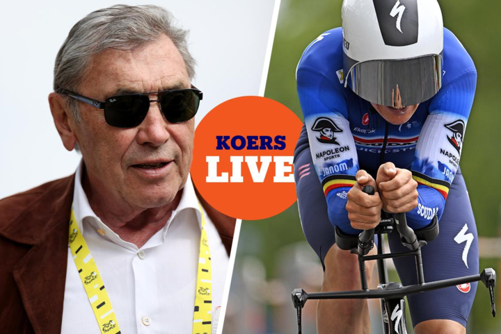 LIVE KOERS. Eddy Merckx viert 79ste verjaardag, Yves Lampaert moet passen voor BK tijdrijden van donderdag na valpartij
