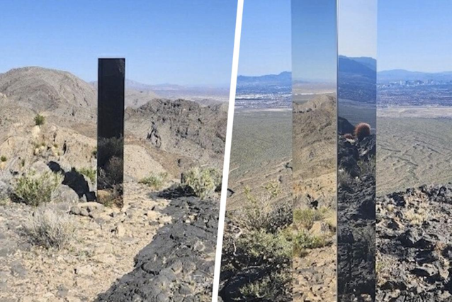 We’re used to strange sights in the Nevada desert, but a mysterious monolith has us baffled
