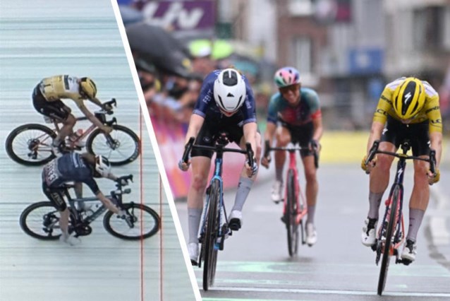 Puck Pieterse wins fourth stage of Tour de France Femmes after sprint duel with Demi Vollering and nail-biting photo finish (Voeren)