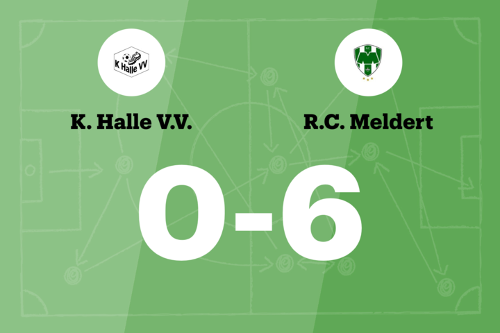 RC Meldert wint tegen Halle VV door treffers van Michiels