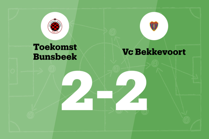 Bunsbeek en Bekkevoort delen de punten