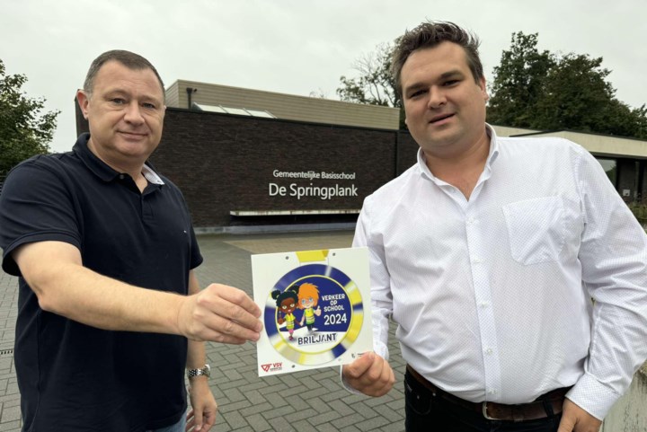 Briljante medaille voor verkeerseducatie in De Springplank