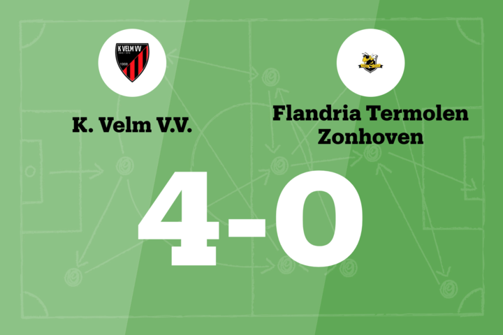 Velm B wint thuis van Termolen, mede dankzij twee treffers Daerden