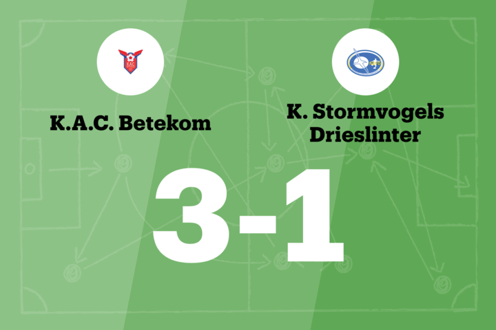 Betekom B verslaat Drieslinter