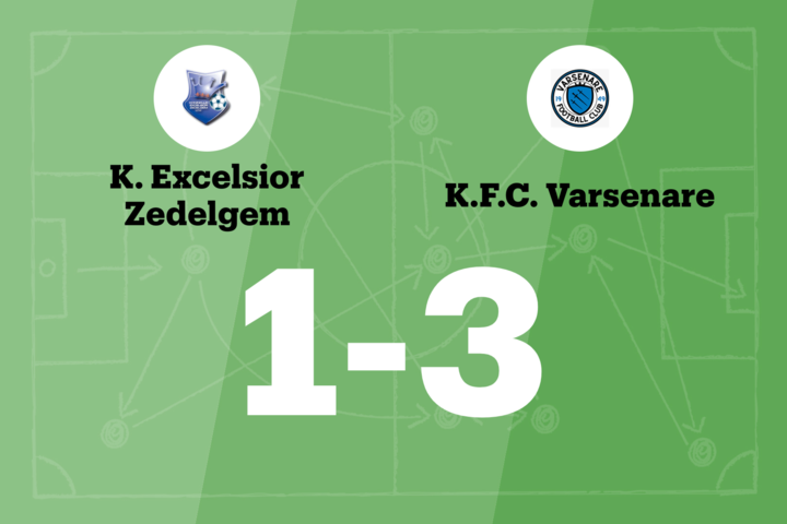 Zege FC Varsenare op Excelsior Zedelgem