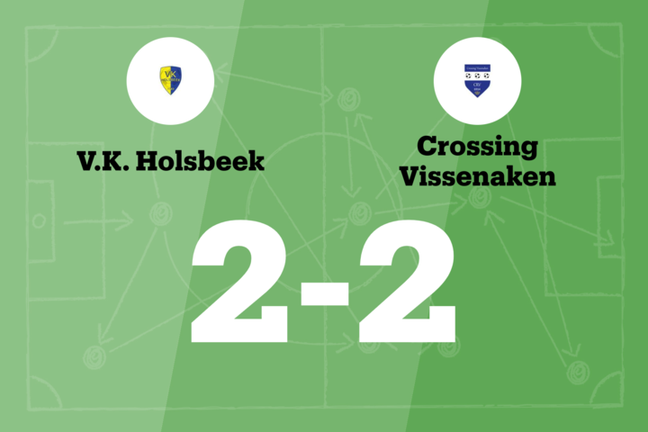 Crossing Vissenaken beëindigt reeks nederlagen met gelijkspel tegen Holsbeek