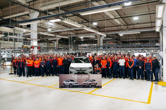 Millionth XC40 rolled off the production line at Volvo Car Gent (Ghent)