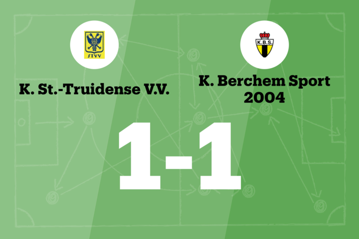 STVV B nog steeds zonder winst na gelijkspel tegen Berchem Sport