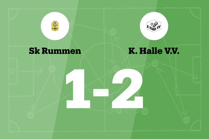 Rummen verliest thuis met een doelpunt verschil van Halle VV