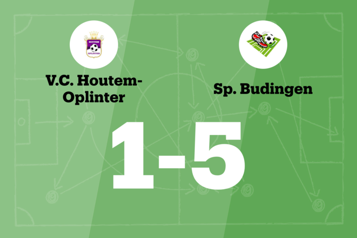 Budingen verslaat Houtem-Oplinter B met 1-5