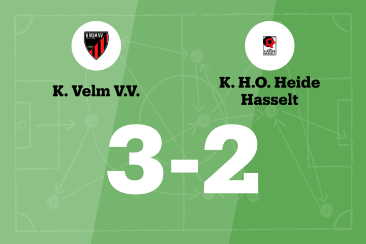 Velm in spannend duel voorbij HO Heide