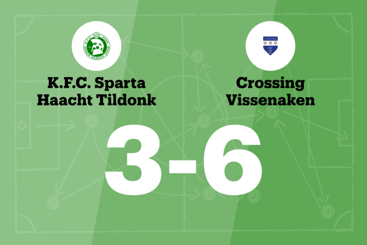 Crossing Vissenaken wint tegen Sparta Haacht Tildonk door treffers van Van Velthoven