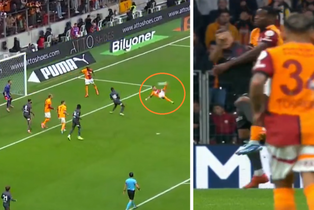 VIDEO. Always something going on at Galatasaray: Michy Batshuayi scores controversial goal, defender creates a crazy phase