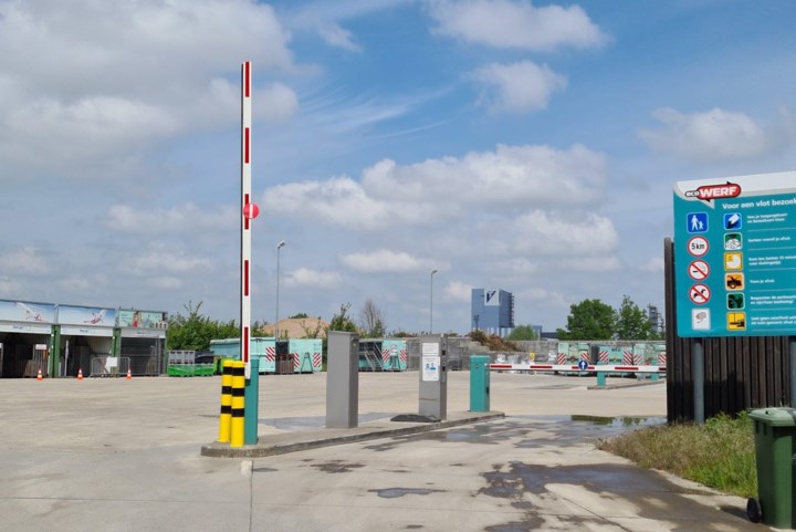 Weegbrug in recyclagepark is stuk