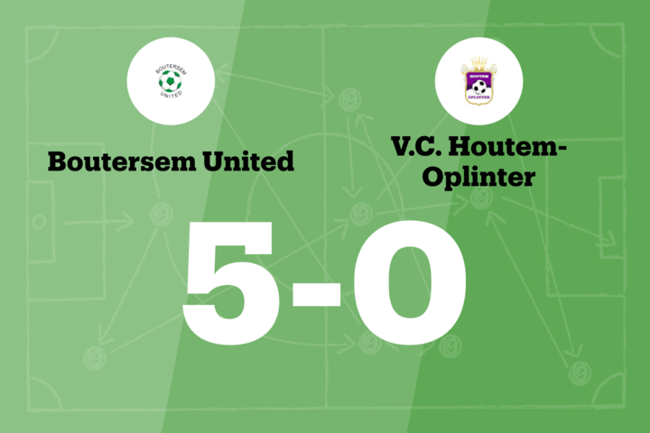 Boutersem United B overklast Houtem-Oplinter B