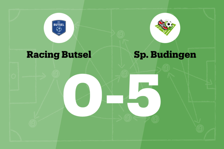 Vijf opeenvolgende overwinningen voor Budingen na 0-5 tegen Butsel B